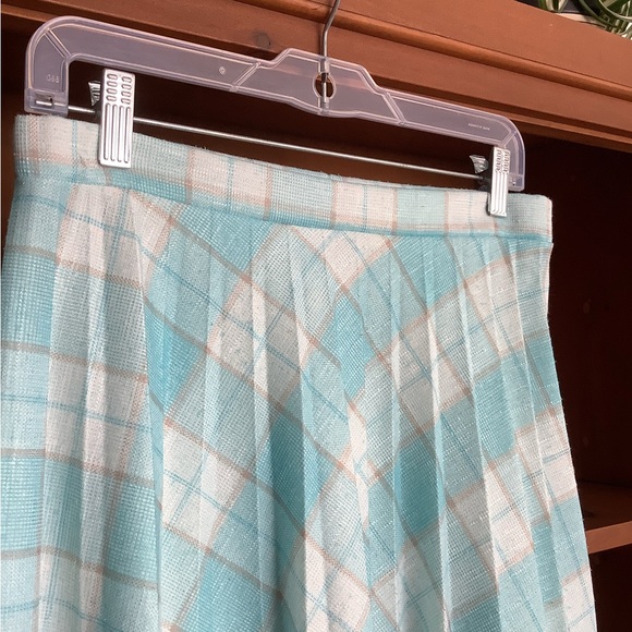 Vintage 1970s D’Allaird’s Plaid Midi Skirt | Union Label Made in Canada Size 10 - Picture 5 of 10